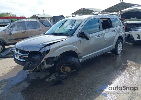 2017 Dodge Journey Se from USA, damaged, VIN 3C4PDCAB7HT582732